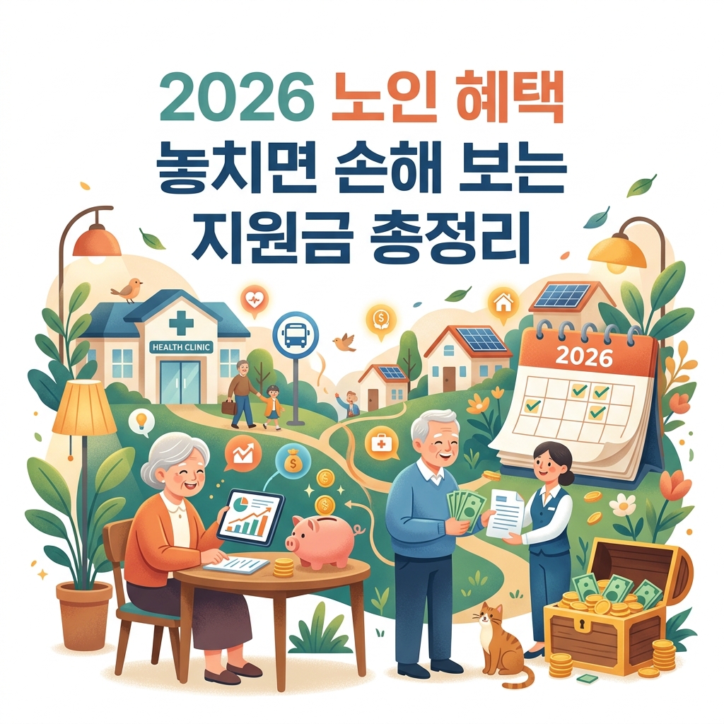 ai thumbnail illustration 2026 노인 혜택 놓치면 손해 보는 지원금 총정리 1792325184