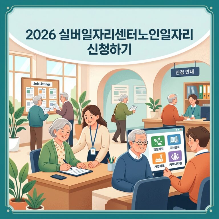 ai thumbnail illustration 2026 실버일자리센터노인일자리 신청하기 1791927254