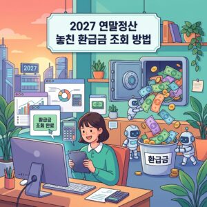 ai thumbnail illustration 2027 연말정산 놓친 환급금 조회 방법 1792531005