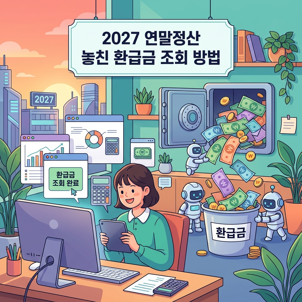 ai thumbnail illustration 2027 연말정산 놓친 환급금 조회 방법 1792531005