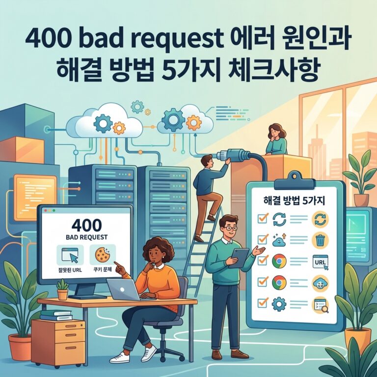 ai thumbnail illustration 400 bad request 에러 원인과 해결 방법 5가지 체크사항 1791939322