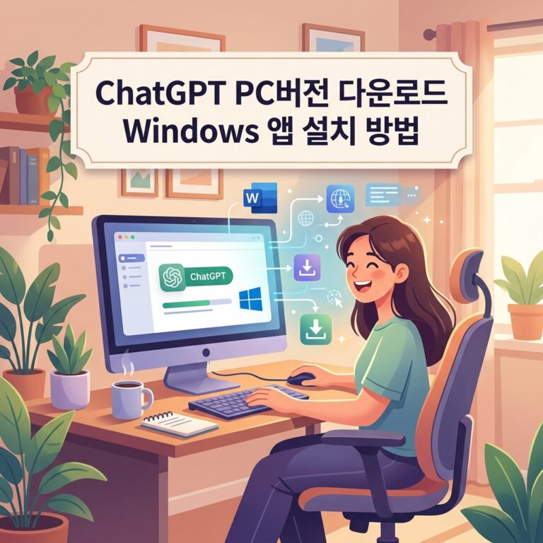 ai thumbnail illustration ChatGPT PC버전 다운로드 Windows 앱 설치 방법 1792528692