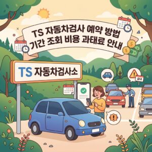 ai thumbnail illustration TS 자동차검사 예약 방법 기간 조회 비용 과태료 안내 1791928890