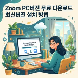 Zoom PC버전 무료 다운로드 최신버전 설치 방법