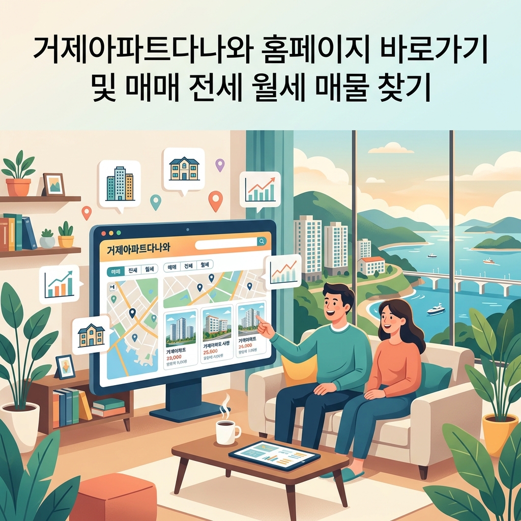 ai thumbnail illustration 거제아파트다나와 홈페이지 바로가기 및 매매 전세 월세 매물 찾기 1793430057