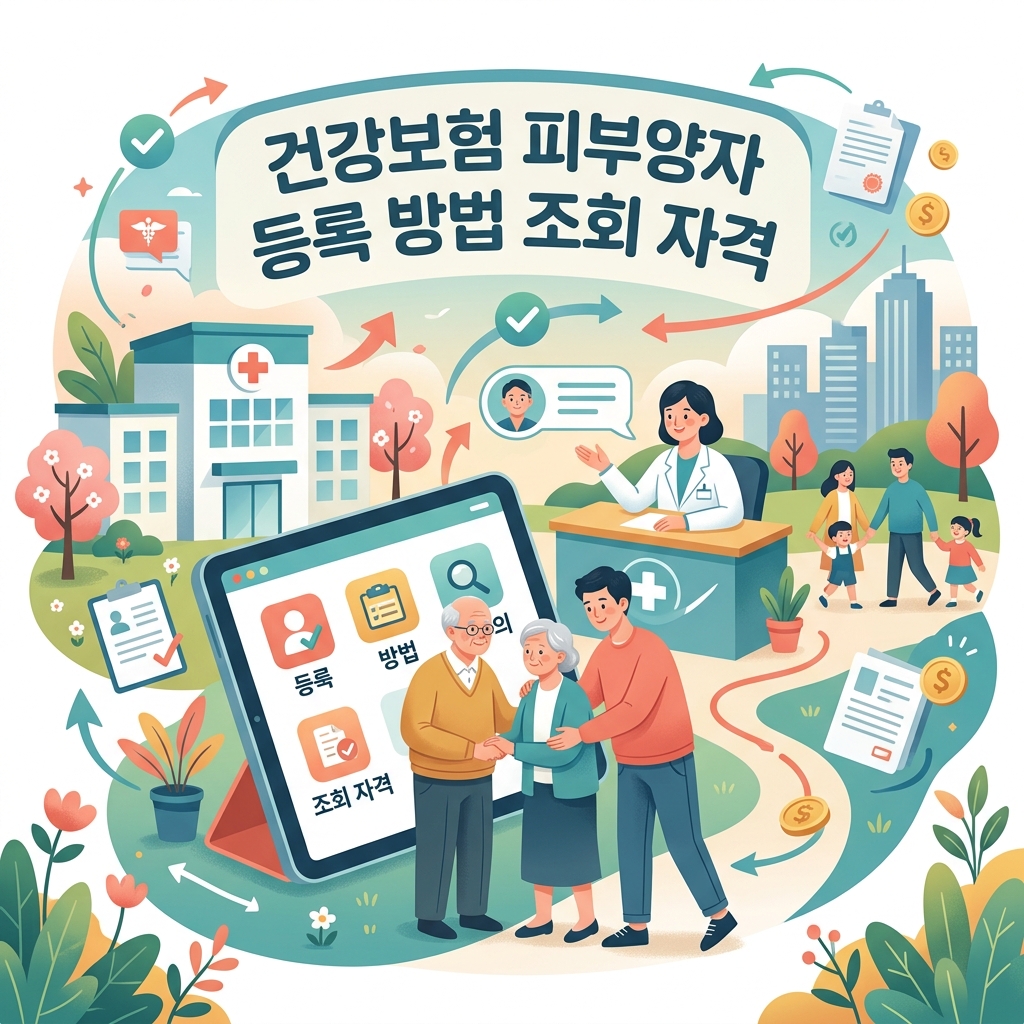 ai thumbnail illustration 건강보험 피부양자 등록 방법 조회 자격 1791924841