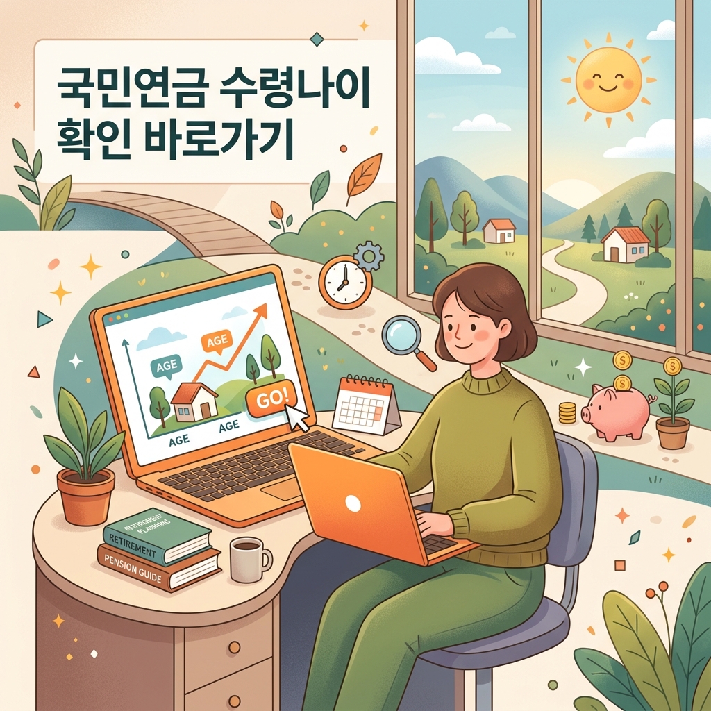 ai thumbnail illustration 국민연금 수령나이 확인 바로가기 1792207501