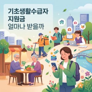 ai thumbnail illustration 기초생활수급자 지원금 얼마나 받을까 1792324716