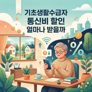ai thumbnail illustration 기초생활수급자 통신비 할인 얼마나 받을까 1792323066