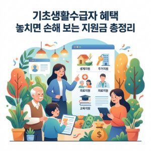 ai thumbnail illustration 기초생활수급자 혜택 놓치면 손해 보는 지원금 총정리 1792324905
