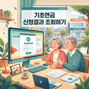 ai thumbnail illustration 기초연금 신청결과 조회하기 1792533504