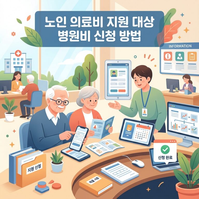 ai thumbnail illustration 노인 의료비 지원 대상 병원비 신청 방법 1791878706