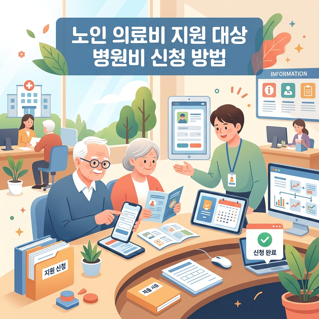 ai thumbnail illustration 노인 의료비 지원 대상 병원비 신청 방법 1791878706