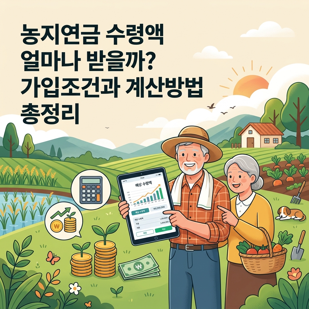 ai thumbnail illustration 농지연금 수령액 얼마나 받을까 가입조건과 계산방법 총정리 1792394580
