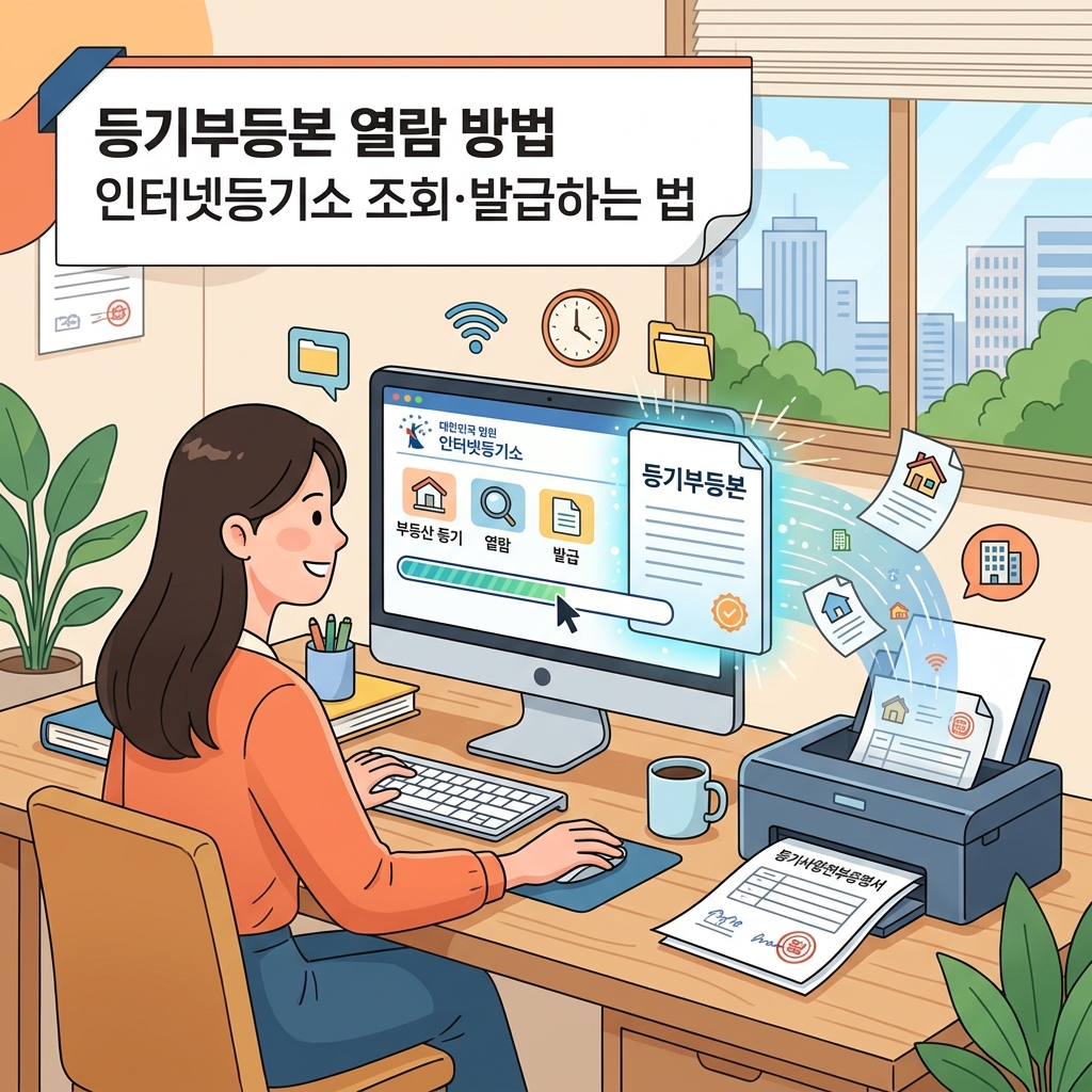 ai thumbnail illustration 등기부등본 열람 방법 인터넷등기소 조회·발급하는 법 1793169949