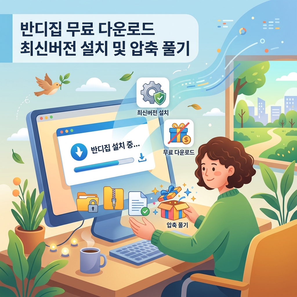 ai thumbnail illustration 반디집 무료 다운로드 최신버전 설치 및 압축 풀기 1792469727