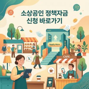 ai thumbnail illustration 소상공인 정책자금 신청 바로가기 1792068229