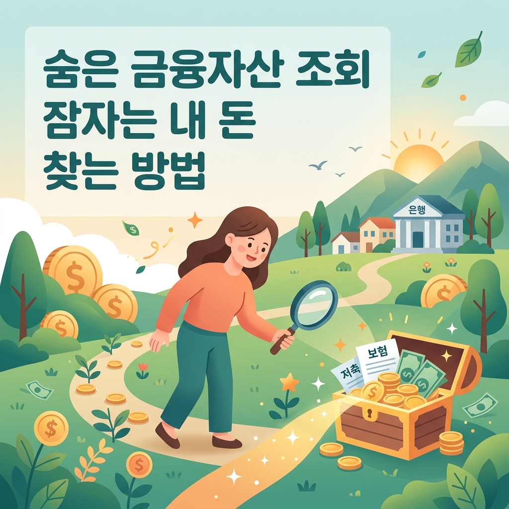 ai thumbnail illustration 숨은 금융자산 조회 잠자는 내 돈 찾는 방법 1792393725