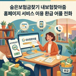 ai thumbnail illustration 숨은보험금찾기 내보험찾아줌 홈페이지 서비스 이용 환급 어플 전화 1791926179