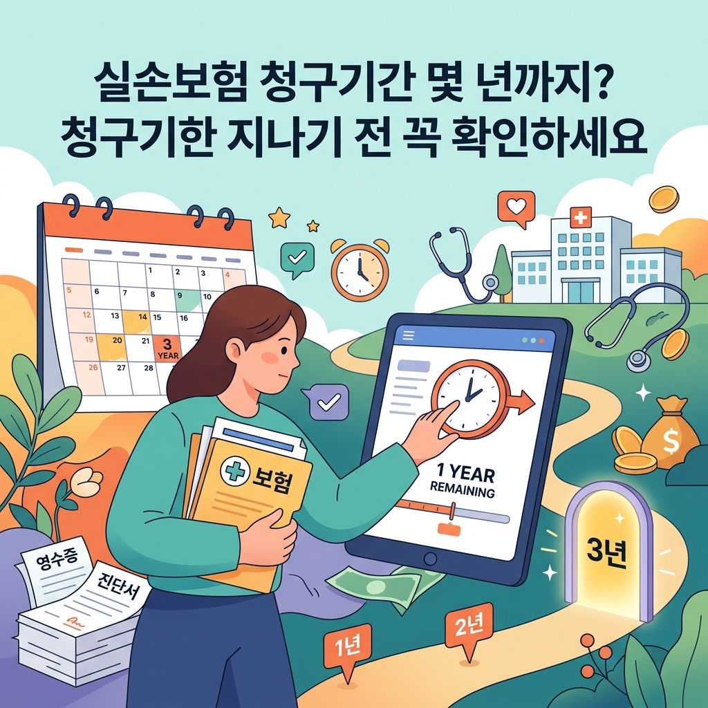 ai thumbnail illustration 실손보험 청구기간 몇 년까지 청구기한 지나기 전 꼭 확인하세요 1792393574