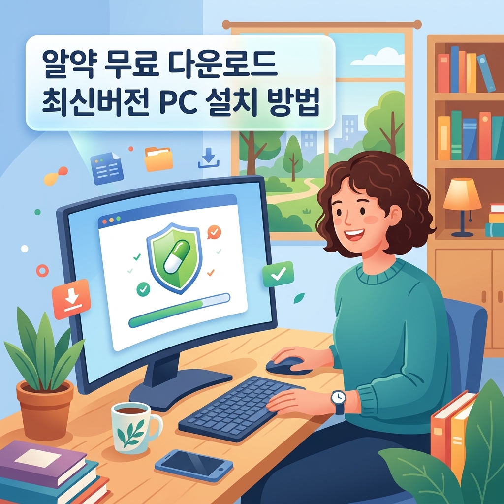 ai thumbnail illustration 알약 무료 다운로드 최신버전 PC 설치 방법 1792470166