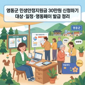ai thumbnail illustration 영동군 민생안정지원금 30만원 신청하기 대상·일정·영동페이 발급 정리 1791939773