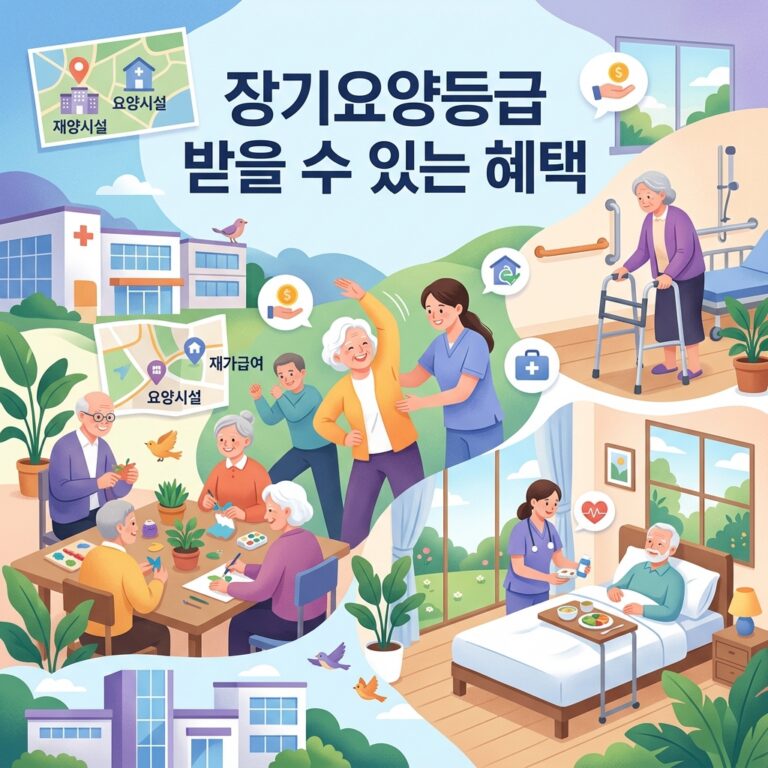 ai thumbnail illustration 장기요양등급 받을 수 있는 혜택 1791877681