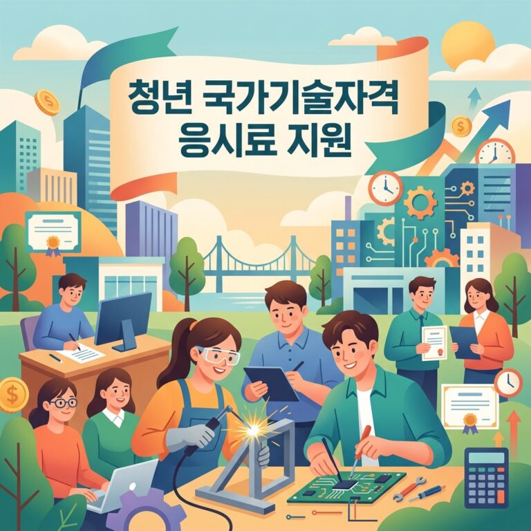 ai thumbnail illustration 청년 국가기술자격 응시료 지원 1791874994