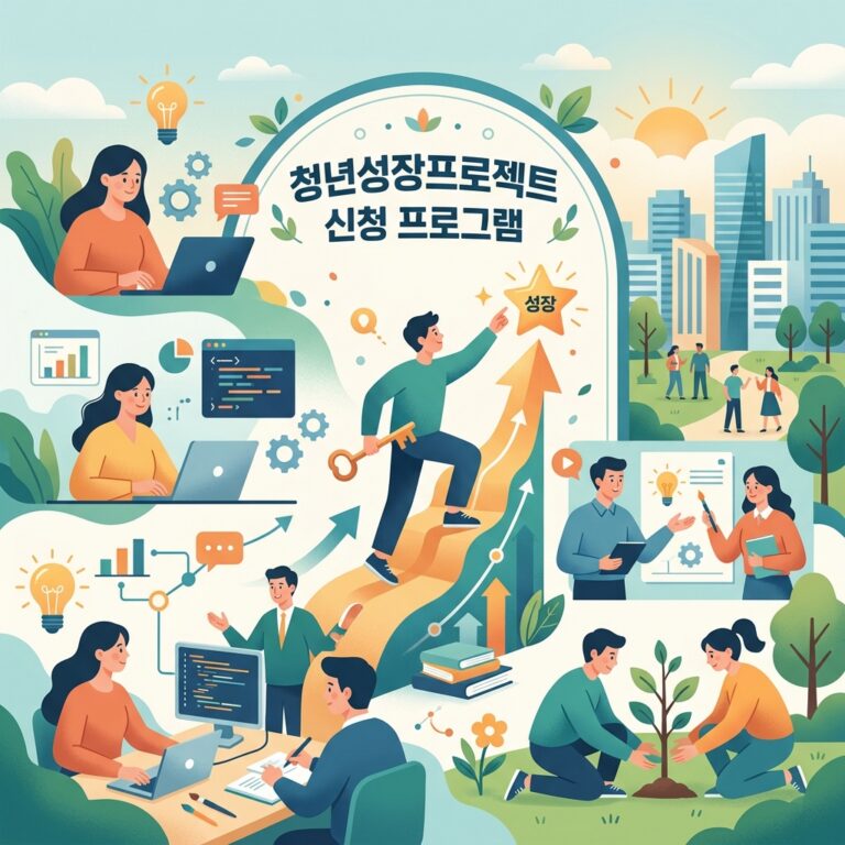 ai thumbnail illustration 청년성장프로젝트 신청 프로그램 1791874919