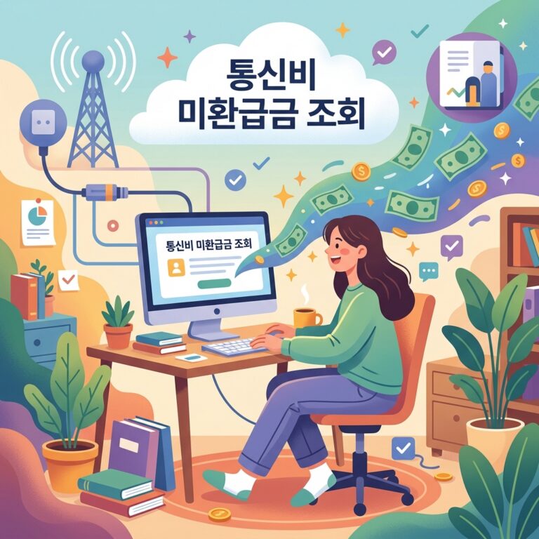 ai thumbnail illustration 통신비 미환급금 조회 1792208670