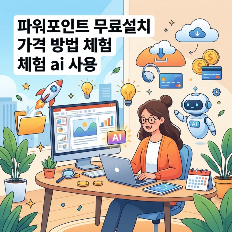 ai thumbnail illustration 파워포인트 무료설치 가격 방법 체험 ai 사용 1792396219