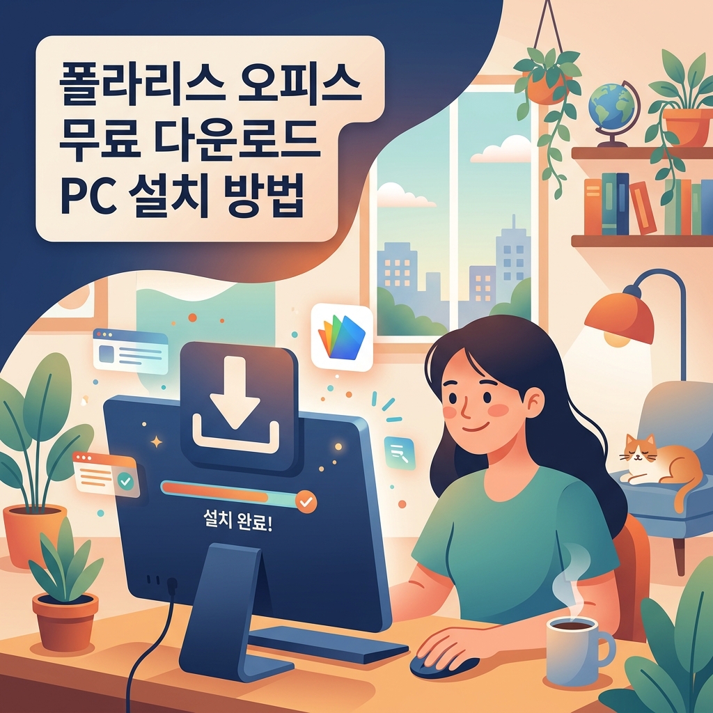 ai thumbnail illustration 폴라리스 오피스 무료 다운로드 PC 설치 방법 1792470497
